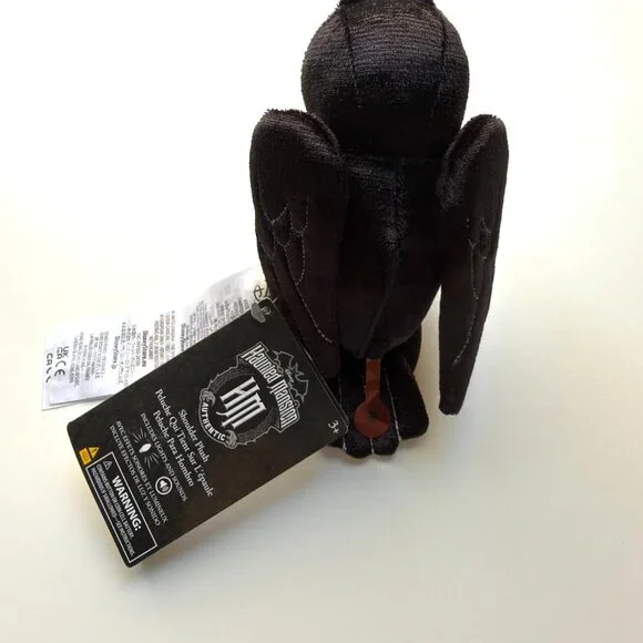 3801 DISNEY PARKS DISNEY HAUNTED MANSION RAVEN CROW WITH RED EYES - Picture 4 of 7